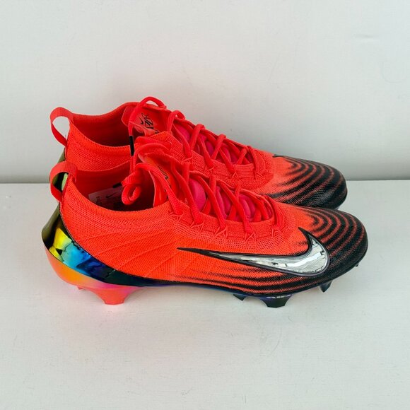 Men's Size 10 - Nike Air Zoom Vapor Elite 1 Bright Crimson Football Cleats - Picture 2 of 10